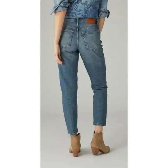 Lucky Brand High Rise Drew Mom Ankle Jeans 6/28